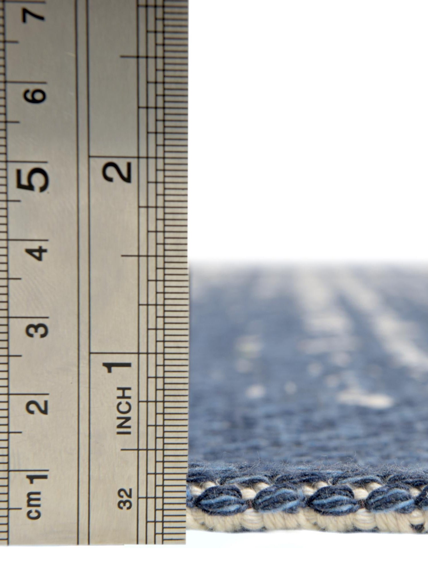 Navy Blue 8' 5 x 11' 4 Decatur Rectangle Area Rug 100% Cotton All Natural Sustainable Eco-Friendly Carpet for Dining Living Office Dorm Rooms for Sale at Rug Engine