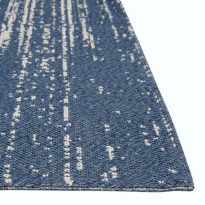 Navy Blue 6' 4 x 9' Decatur Rectangle Area Rug 100% Cotton All Natural Sustainable Eco-Friendly Carpet for Dining Living Office Dorm Rooms for Sale at Rug Engine
