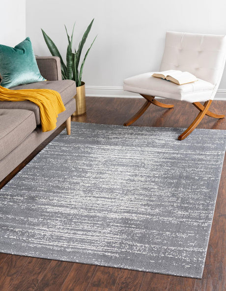 Dark Gray 6' 4 x 9' Decatur Rectangle Area Rug 100% Cotton All Natural Sustainable Eco-Friendly Carpet for Dining Living Office Dorm Rooms for Sale at Rug Engine