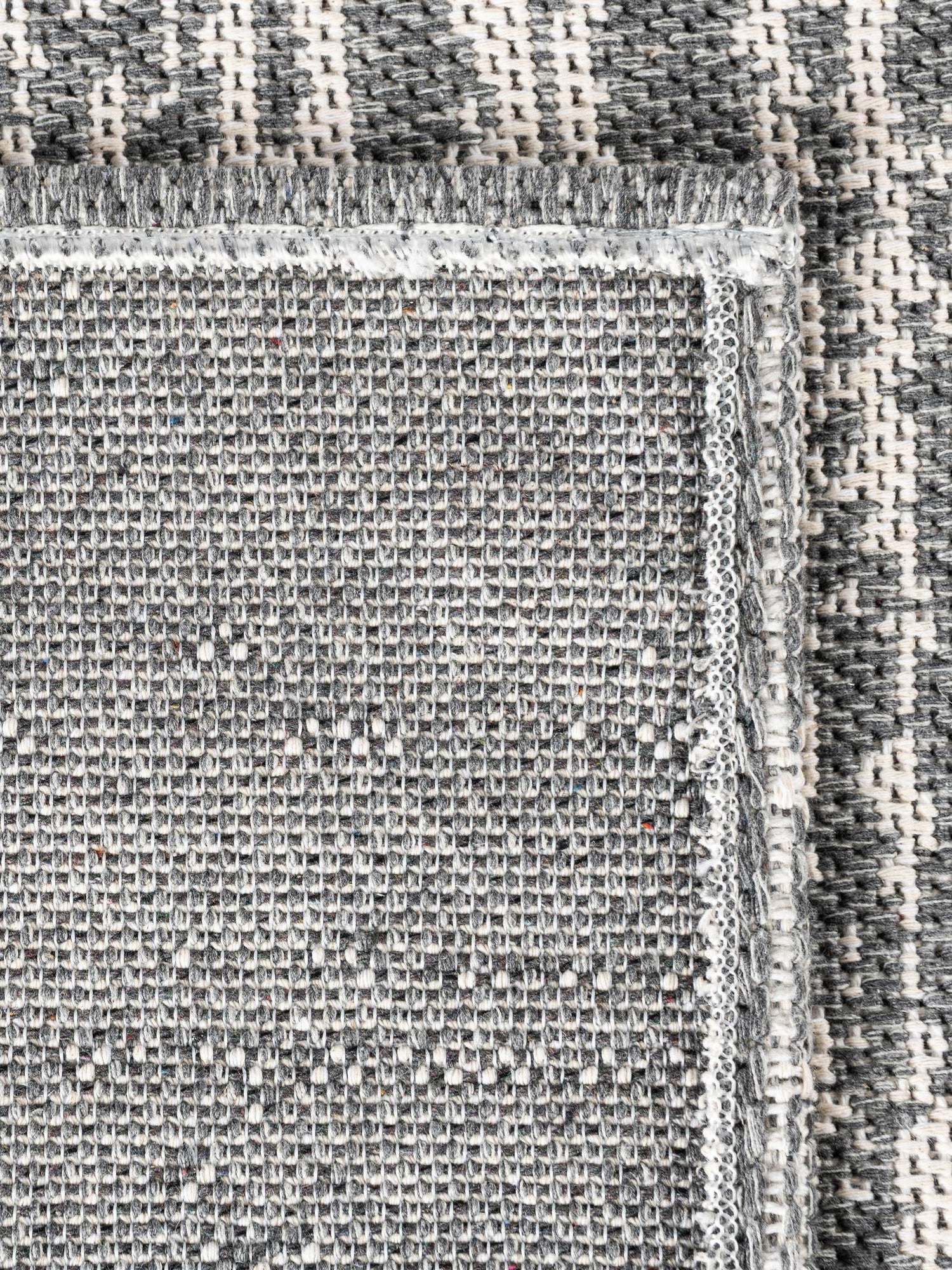 Dark Gray 2' x 6' Decatur Runner Area Rug 100% Cotton All Natural Sustainable Eco-Friendly Carpet for Dining Living Office Dorm Rooms for Sale at Rug Engine