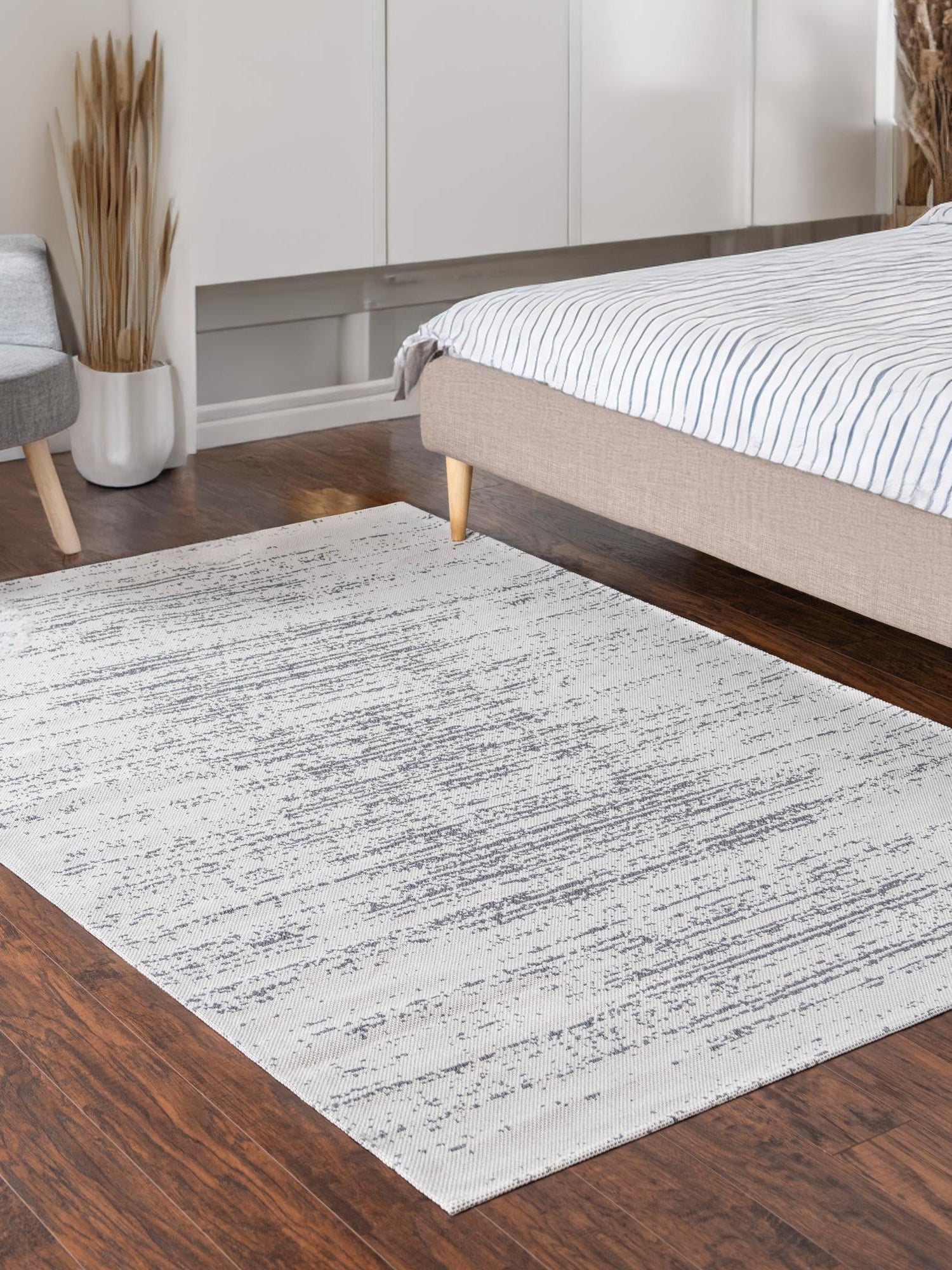 Ivory 7' 5 x 10' Decatur Rectangle Area Rug 100% Cotton All Natural Sustainable Eco-Friendly Carpet for Dining Living Office Dorm Rooms for Sale at Rug Engine