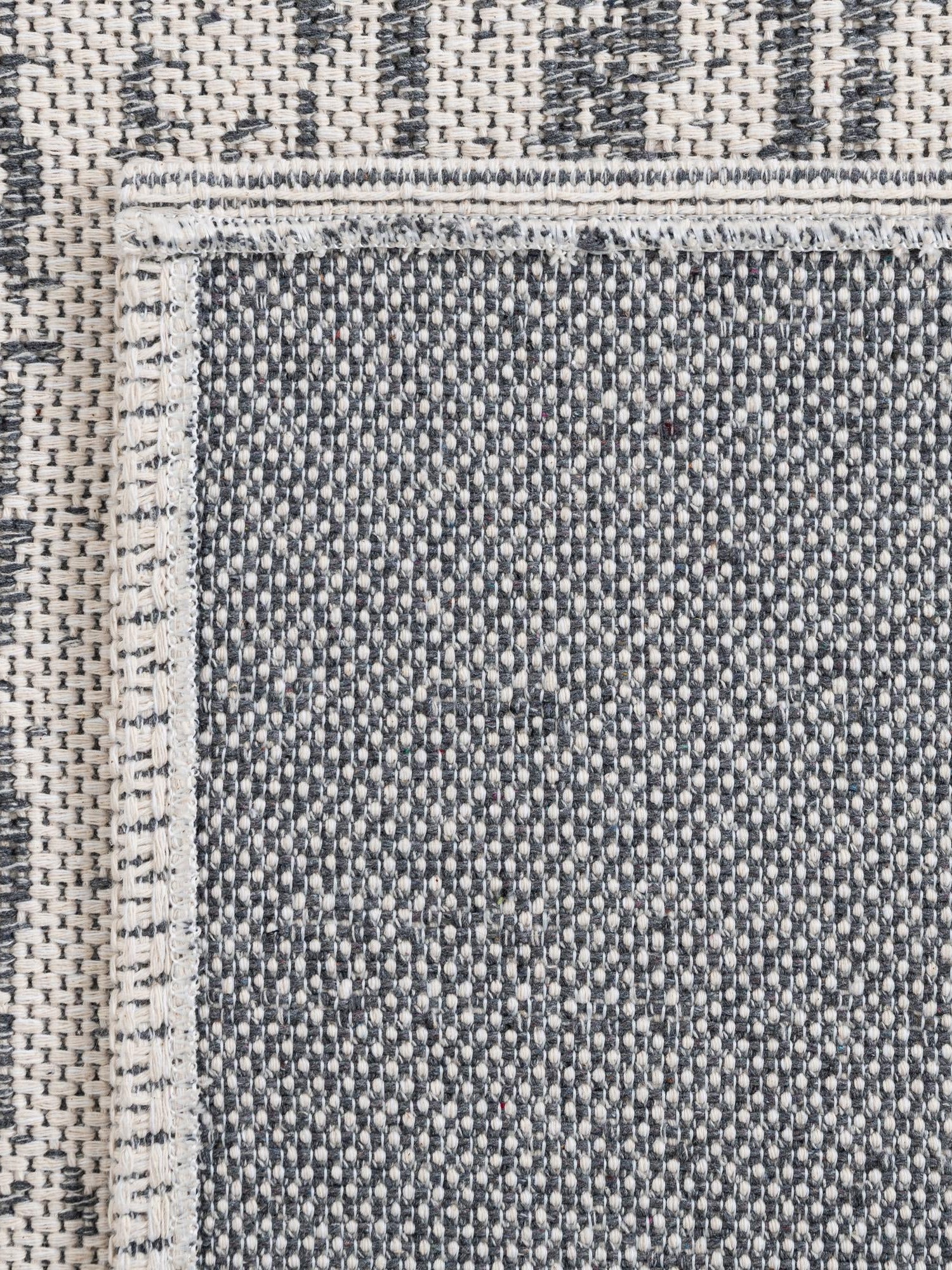 Ivory 7' 5 x 10' Decatur Rectangle Area Rug 100% Cotton All Natural Sustainable Eco-Friendly Carpet for Dining Living Office Dorm Rooms for Sale at Rug Engine