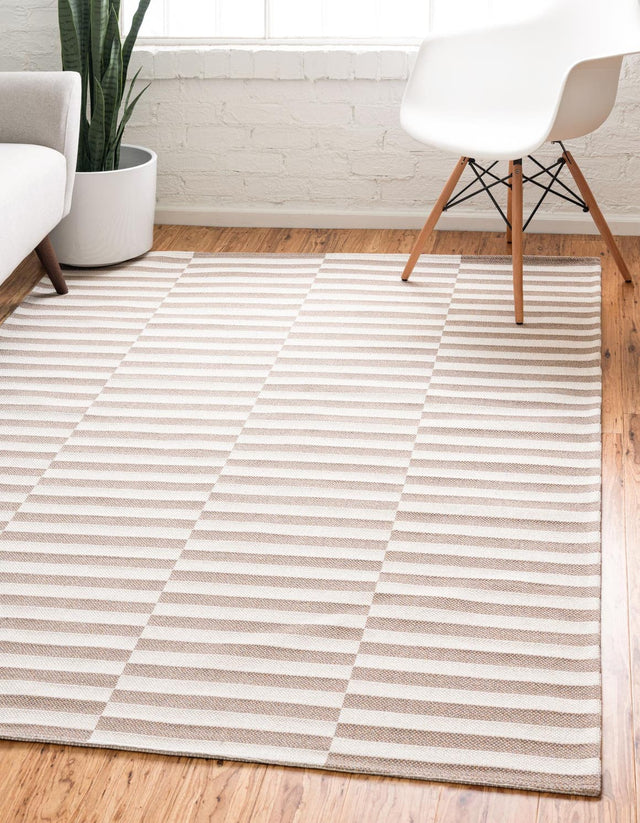 Taupe 2' 2 x 3' 1 Decatur Rectangle Area Rug 100% Cotton All Natural Sustainable Eco-Friendly Carpet for Dining Living Office Dorm Rooms for Sale at Rug Engine