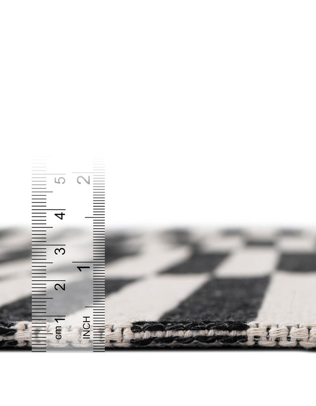 Black 8' 5 x 11' 4 Decatur Rectangle Area Rug 100% Cotton All Natural Sustainable Eco-Friendly Carpet for Dining Living Office Dorm Rooms for Sale at Rug Engine