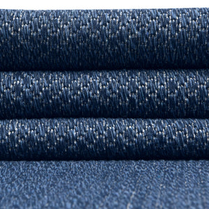 Navy Blue 4' 2 x 6' 1 Decatur Rectangle Area Rug 100% Cotton All Natural Sustainable Eco-Friendly Carpet for Dining Living Office Dorm Rooms for Sale at Rug Engine