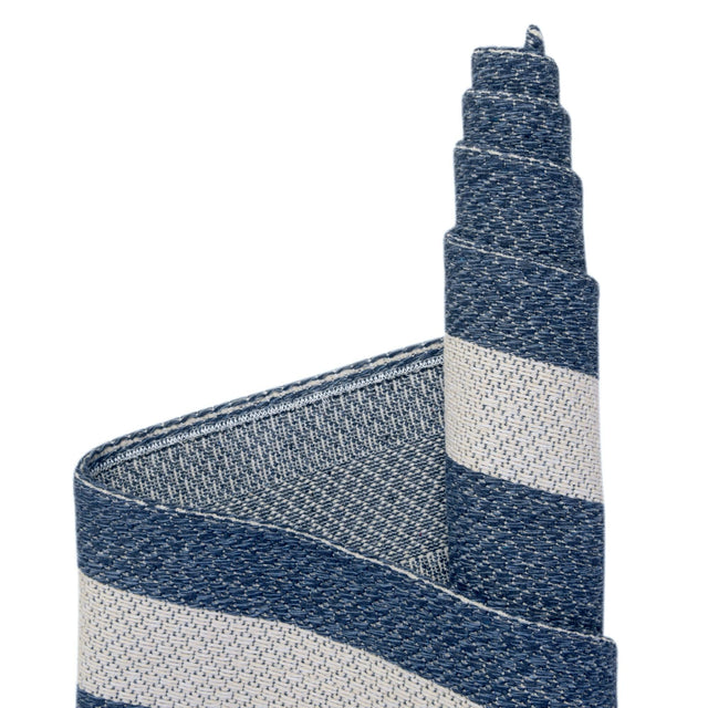 Navy Blue 2' x 7' 10 Decatur Runner Area Rug 100% Cotton All Natural Sustainable Eco-Friendly Carpet for Dining Living Office Dorm Rooms for Sale at Rug Engine