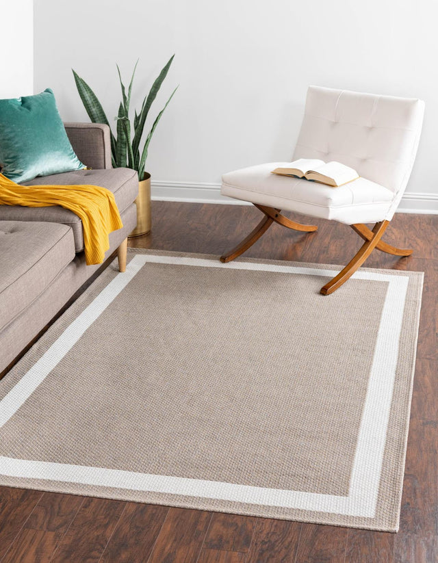 Taupe 2' 2 x 3' Decatur Rectangle Area Rug 100% Cotton All Natural Sustainable Eco-Friendly Carpet for Dining Living Office Dorm Rooms for Sale at Rug Engine
