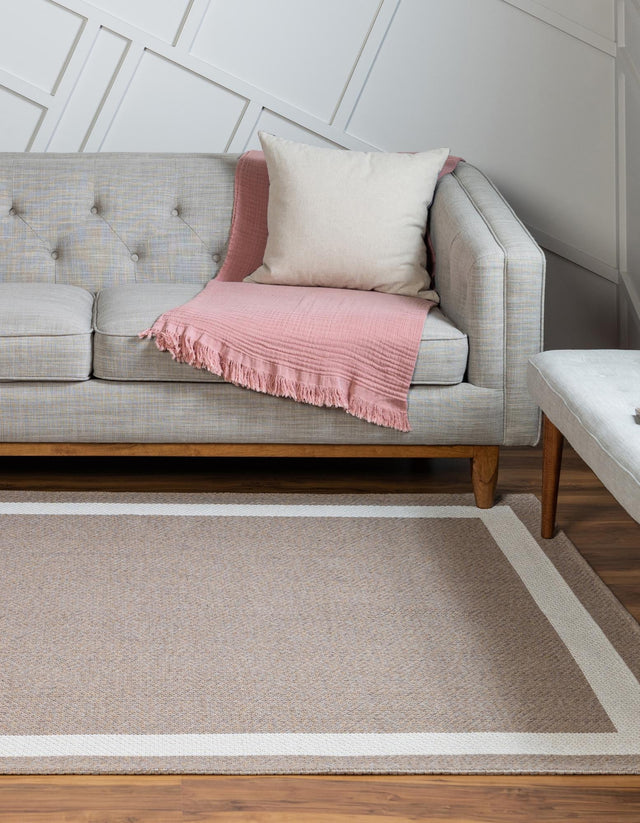 Taupe 2' 2 x 3' Decatur Rectangle Area Rug 100% Cotton All Natural Sustainable Eco-Friendly Carpet for Dining Living Office Dorm Rooms for Sale at Rug Engine