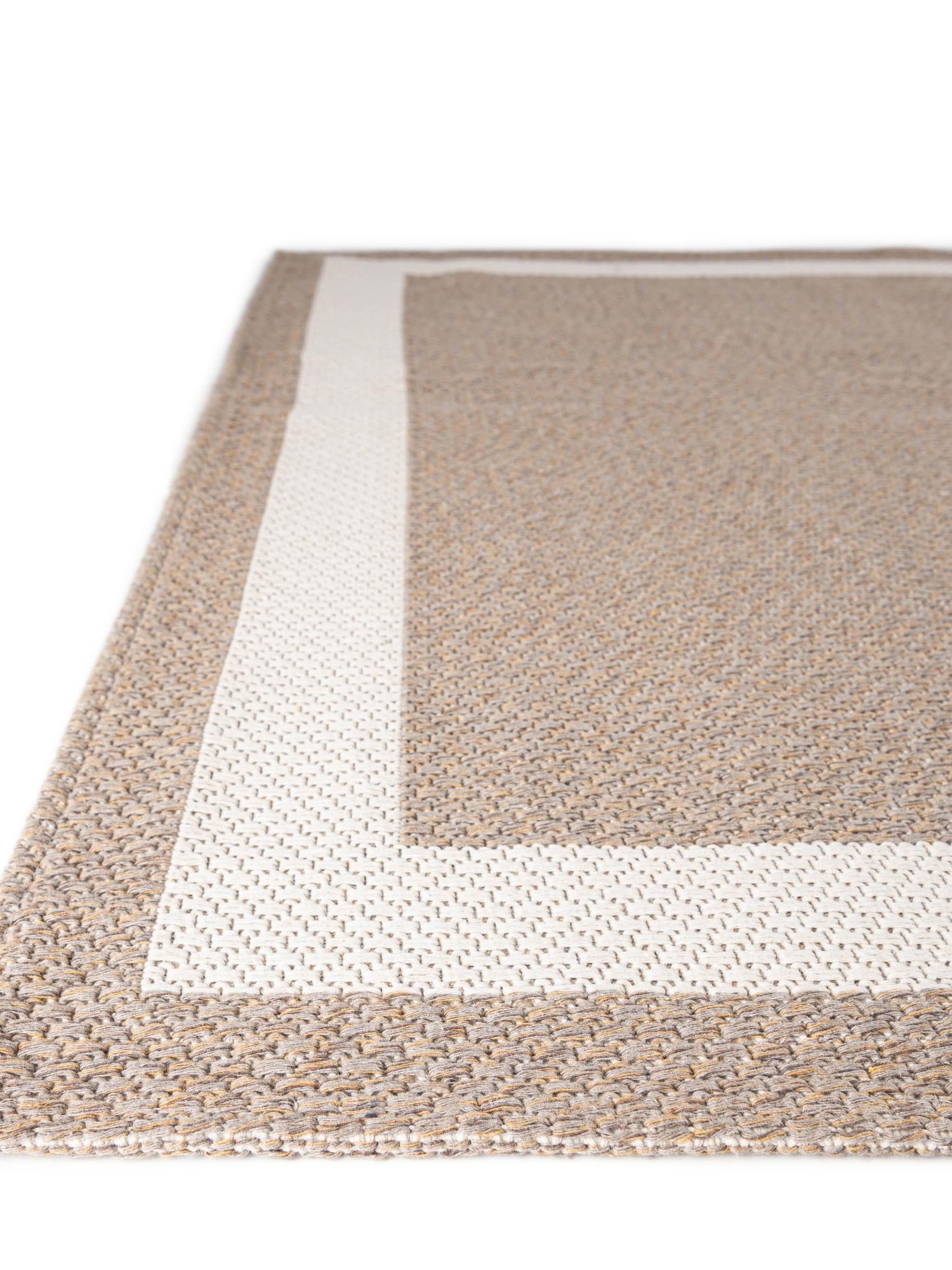 Taupe 5' x 7' 2 Decatur Rectangle Area Rug 100% Cotton All Natural Sustainable Eco-Friendly Carpet for Dining Living Office Dorm Rooms for Sale at Rug Engine