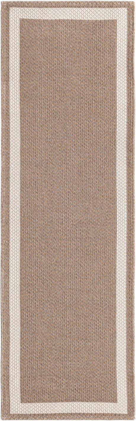 Taupe 2' x 6' Decatur Runner Area Rug 100% Cotton All Natural Sustainable Eco-Friendly Carpet for Dining Living Office Dorm Rooms for Sale at Rug Engine