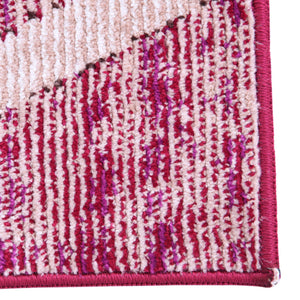 Magenta 2' 2 x 6' 1 Starlight Runner Area Rug 100% Polypropylene Visually Appealing Unique Carpet for Living Rooms, Bedroom, Dining, Office for Sale at Rug Engine