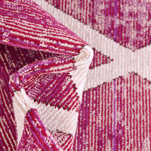 Magenta 2' 2 x 6' 1 Starlight Runner Area Rug 100% Polypropylene Visually Appealing Unique Carpet for Living Rooms, Bedroom, Dining, Office for Sale at Rug Engine