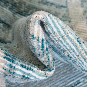 Light Blue 5' 1 x 8' Starlight Rectangle Area Rug 100% Polypropylene Visually Appealing Unique Carpet for Living Rooms, Bedroom, Dining, Office for Sale at Rug Engine