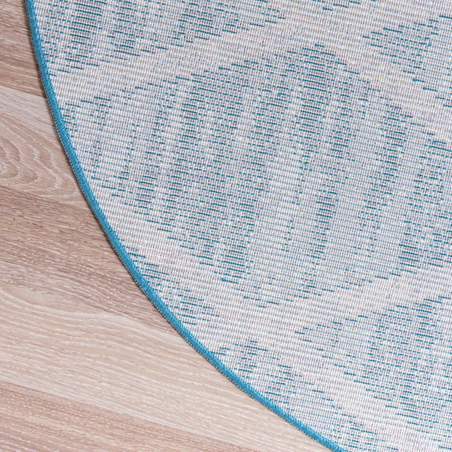 Light Blue 4' 1 x 4' 1 Starlight Round Area Rug 100% Polypropylene Visually Appealing Unique Carpet for Living Rooms, Bedroom, Dining, Office for Sale at Rug Engine