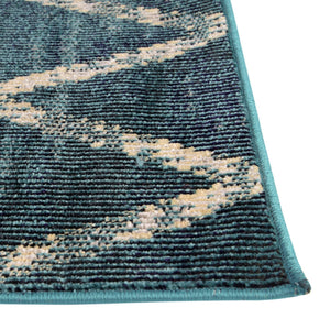 Navy Blue 5' 1 x 8' Starlight Rectangle Area Rug 100% Polypropylene Visually Appealing Unique Carpet for Living Rooms, Bedroom, Dining, Office for Sale at Rug Engine