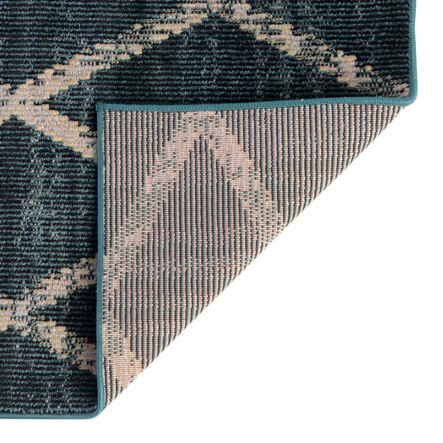 Navy Blue 4' 1 x 6' 1 Starlight Rectangle Area Rug 100% Polypropylene Visually Appealing Unique Carpet for Living Rooms, Bedroom, Dining, Office for Sale at Rug Engine