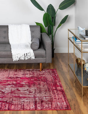 Red 9' x 12' 2 Starlight Rectangle Area Rug 100% Polypropylene Visually Appealing Unique Carpet for Living Rooms, Bedroom, Dining, Office for Sale at Rug Engine