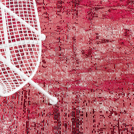 Red 4' 1 x 6' 1 Starlight Rectangle Area Rug 100% Polypropylene Visually Appealing Unique Carpet for Living Rooms, Bedroom, Dining, Office for Sale at Rug Engine