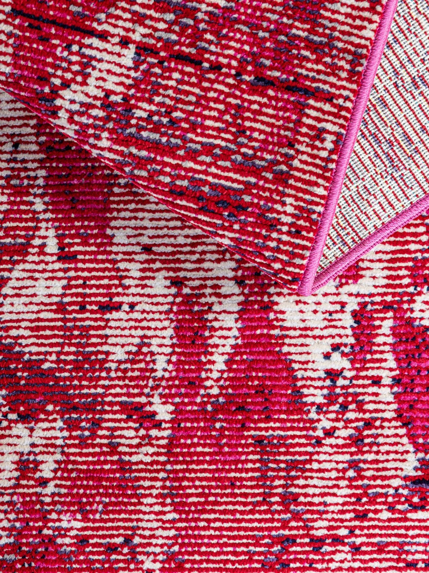 Red 8' x 10' Starlight Rectangle Area Rug 100% Polypropylene Visually Appealing Unique Carpet for Living Rooms, Bedroom, Dining, Office for Sale at Rug Engine