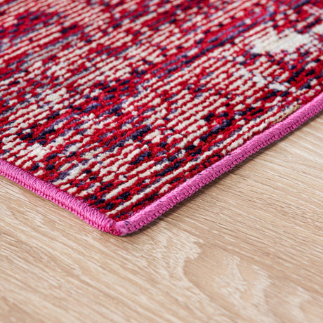 Red 4' 1 x 6' 1 Starlight Rectangle Area Rug 100% Polypropylene Visually Appealing Unique Carpet for Living Rooms, Bedroom, Dining, Office for Sale at Rug Engine