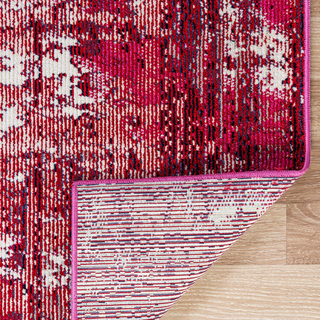 Red 9' x 12' 2 Starlight Rectangle Area Rug 100% Polypropylene Visually Appealing Unique Carpet for Living Rooms, Bedroom, Dining, Office for Sale at Rug Engine