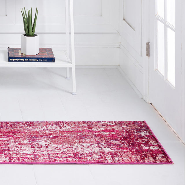 Red 2' 2 x 6' 1 Starlight Runner Area Rug 100% Polypropylene Visually Appealing Unique Carpet for Living Rooms, Bedroom, Dining, Office for Sale at Rug Engine