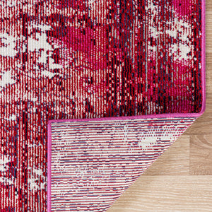 Red 2' 2 x 6' 1 Starlight Runner Area Rug 100% Polypropylene Visually Appealing Unique Carpet for Living Rooms, Bedroom, Dining, Office for Sale at Rug Engine