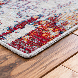 Gray 9' x 12' 2 Starlight Rectangle Area Rug 100% Polypropylene Visually Appealing Unique Carpet for Living Rooms, Bedroom, Dining, Office for Sale at Rug Engine