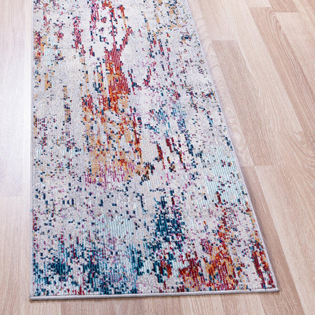 Gray 2' 2 x 6' 1 Starlight Runner Area Rug 100% Polypropylene Visually Appealing Unique Carpet for Living Rooms, Bedroom, Dining, Office for Sale at Rug Engine
