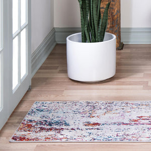 Gray 2' 2 x 6' 1 Starlight Runner Area Rug 100% Polypropylene Visually Appealing Unique Carpet for Living Rooms, Bedroom, Dining, Office for Sale at Rug Engine