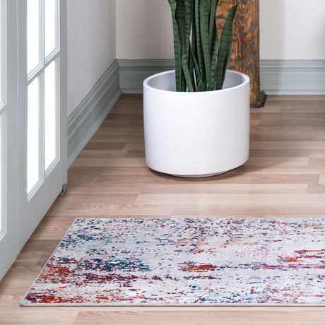 Gray 2' 2 x 6' 1 Starlight Runner Area Rug 100% Polypropylene Visually Appealing Unique Carpet for Living Rooms, Bedroom, Dining, Office for Sale at Rug Engine