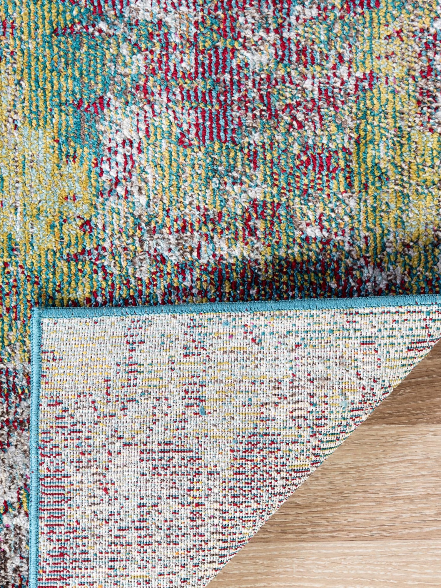 Multicolor 8' x 10' Starlight Rectangle Area Rug 100% Polypropylene Visually Appealing Unique Carpet for Living Rooms, Bedroom, Dining, Office for Sale at Rug Engine