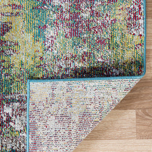 Multicolor 8' x 10' Starlight Rectangle Area Rug 100% Polypropylene Visually Appealing Unique Carpet for Living Rooms, Bedroom, Dining, Office for Sale at Rug Engine
