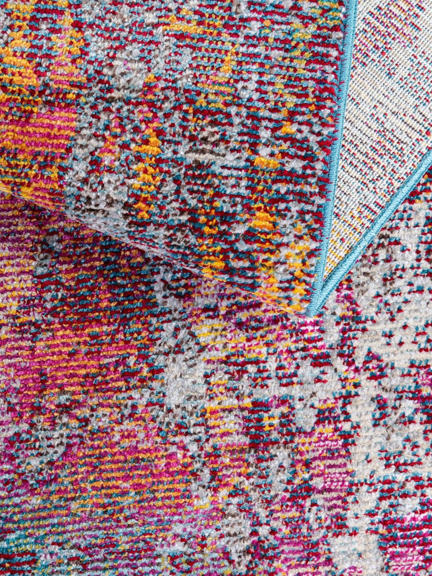 Multicolor 4' 1 x 6' 1 Starlight Rectangle Area Rug 100% Polypropylene Visually Appealing Unique Carpet for Living Rooms, Bedroom, Dining, Office for Sale at Rug Engine
