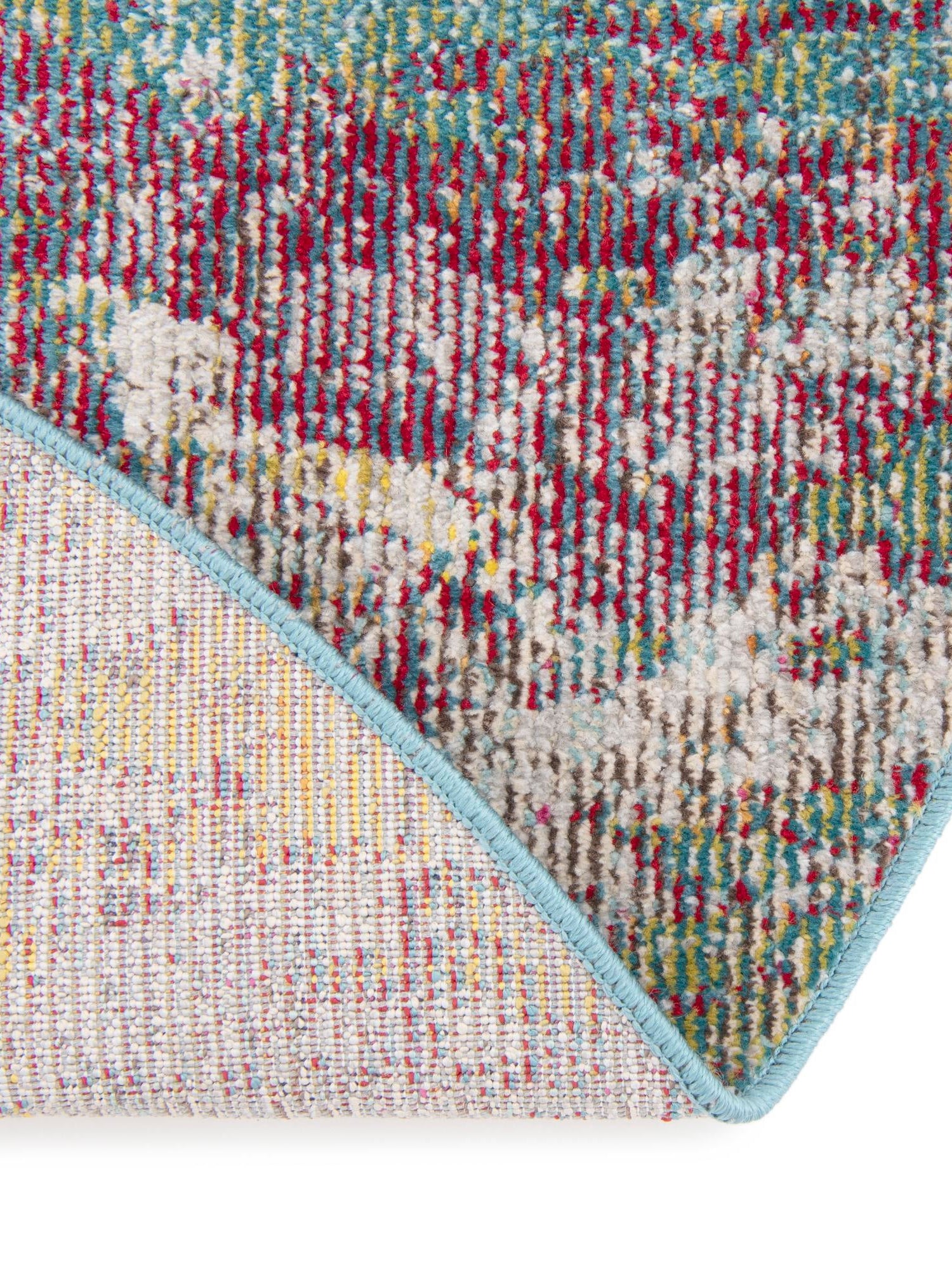 Multicolor 7' x 7' Starlight Round Area Rug 100% Polypropylene Visually Appealing Unique Carpet for Living Rooms, Bedroom, Dining, Office for Sale at Rug Engine
