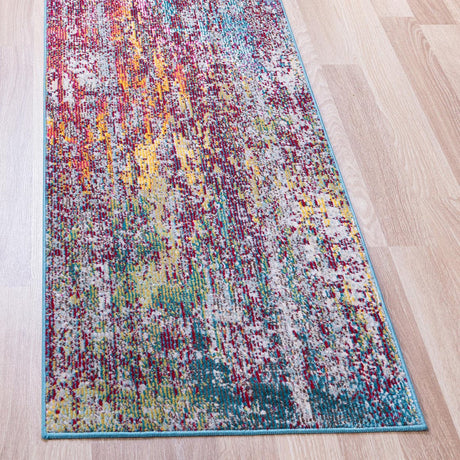 Multicolor 2' 2 x 6' 1 Starlight Runner Area Rug 100% Polypropylene Visually Appealing Unique Carpet for Living Rooms, Bedroom, Dining, Office for Sale at Rug Engine