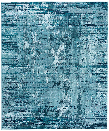 Blue 8' x 10' Starlight Rectangle Area Rug 100% Polypropylene Visually Appealing Unique Carpet for Living Rooms, Bedroom, Dining, Office for Sale at Rug Engine