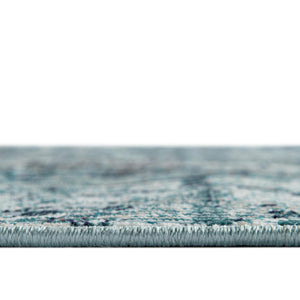 Blue 7' x 7' Starlight Round Area Rug 100% Polypropylene Visually Appealing Unique Carpet for Living Rooms, Bedroom, Dining, Office for Sale at Rug Engine