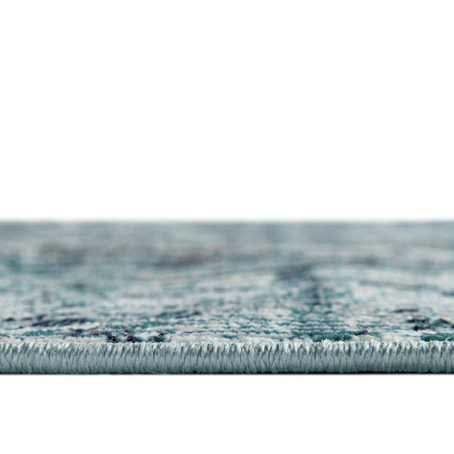 Blue 7' x 7' Starlight Round Area Rug 100% Polypropylene Visually Appealing Unique Carpet for Living Rooms, Bedroom, Dining, Office for Sale at Rug Engine