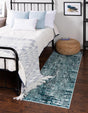 Blue 2' 2 x 6' 1 Starlight Runner Area Rug 100% Polypropylene Visually Appealing Unique Carpet for Living Rooms, Bedroom, Dining, Office for Sale at Rug Engine