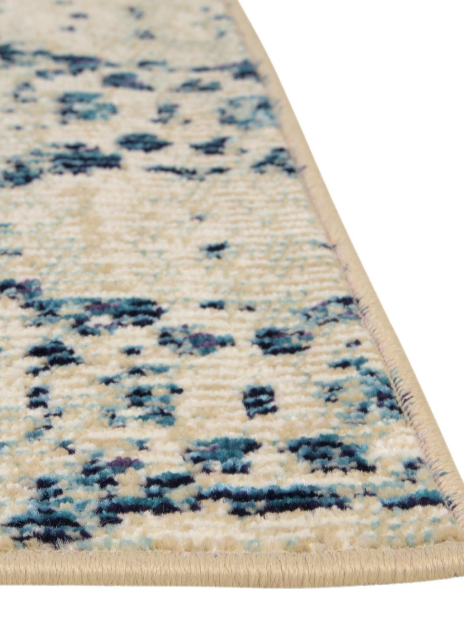 Blue 5' 1 x 8' Charm Rectangle Area Rug 100% Polypropylene With Jute Backing Traditional Vintage Distressed Look Carpet for Living Rooms Dining Office Space for Sale at Rug Engine