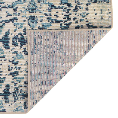 Blue 5' 1 x 8' Charm Rectangle Area Rug 100% Polypropylene With Jute Backing Traditional Vintage Distressed Look Carpet for Living Rooms Dining Office Space for Sale at Rug Engine