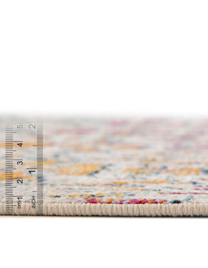 Multicolor 9' x 12' 2 Charm Rectangle Area Rug 100% Polypropylene With Jute Backing Traditional Vintage Distressed Look Carpet for Living Rooms Dining Office Space for Sale at Rug Engine