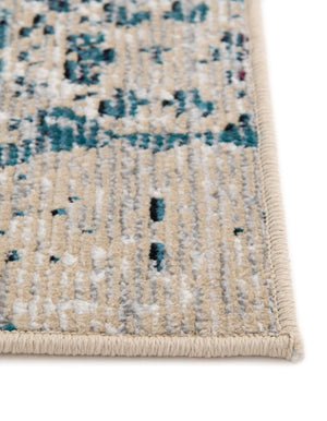 Multicolor 2' 2 x 6' 1 Charm Runner Area Rug 100% Polypropylene With Jute Backing Traditional Vintage Distressed Look Carpet for Living Rooms Dining Office Space for Sale at Rug Engine