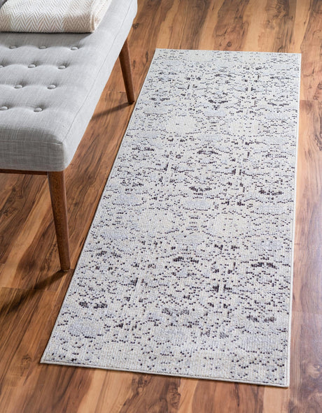 Light Gray 2' 2 x 6' 1 Charm Runner Area Rug 100% Polypropylene With Jute Backing Traditional Vintage Distressed Look Carpet for Living Rooms Dining Office Space for Sale at Rug Engine