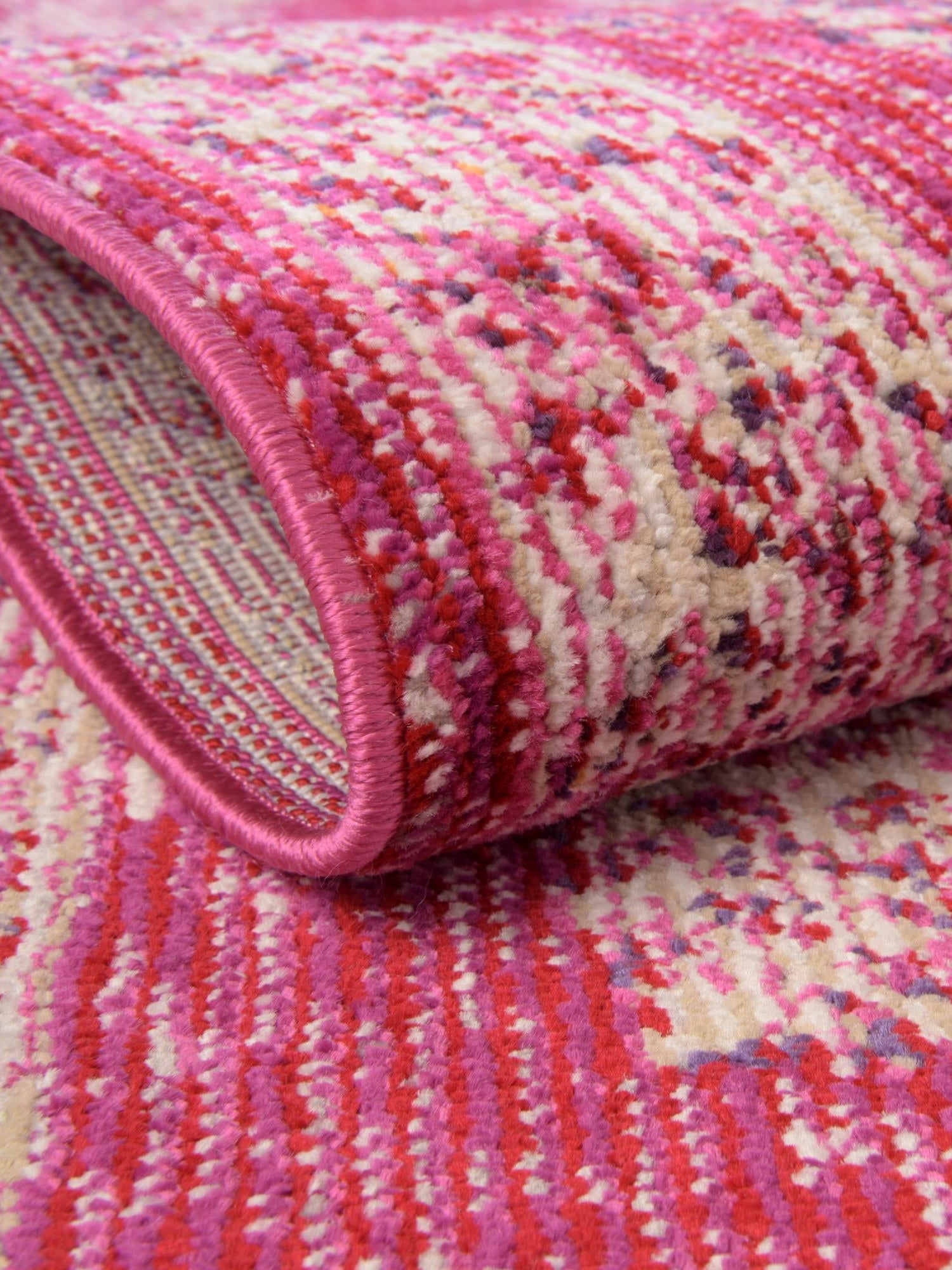 Pink 4' 1 x 6' 1 Charm Rectangle Area Rug 100% Polypropylene With Jute Backing Traditional Vintage Distressed Look Carpet for Living Rooms Dining Office Space for Sale at Rug Engine