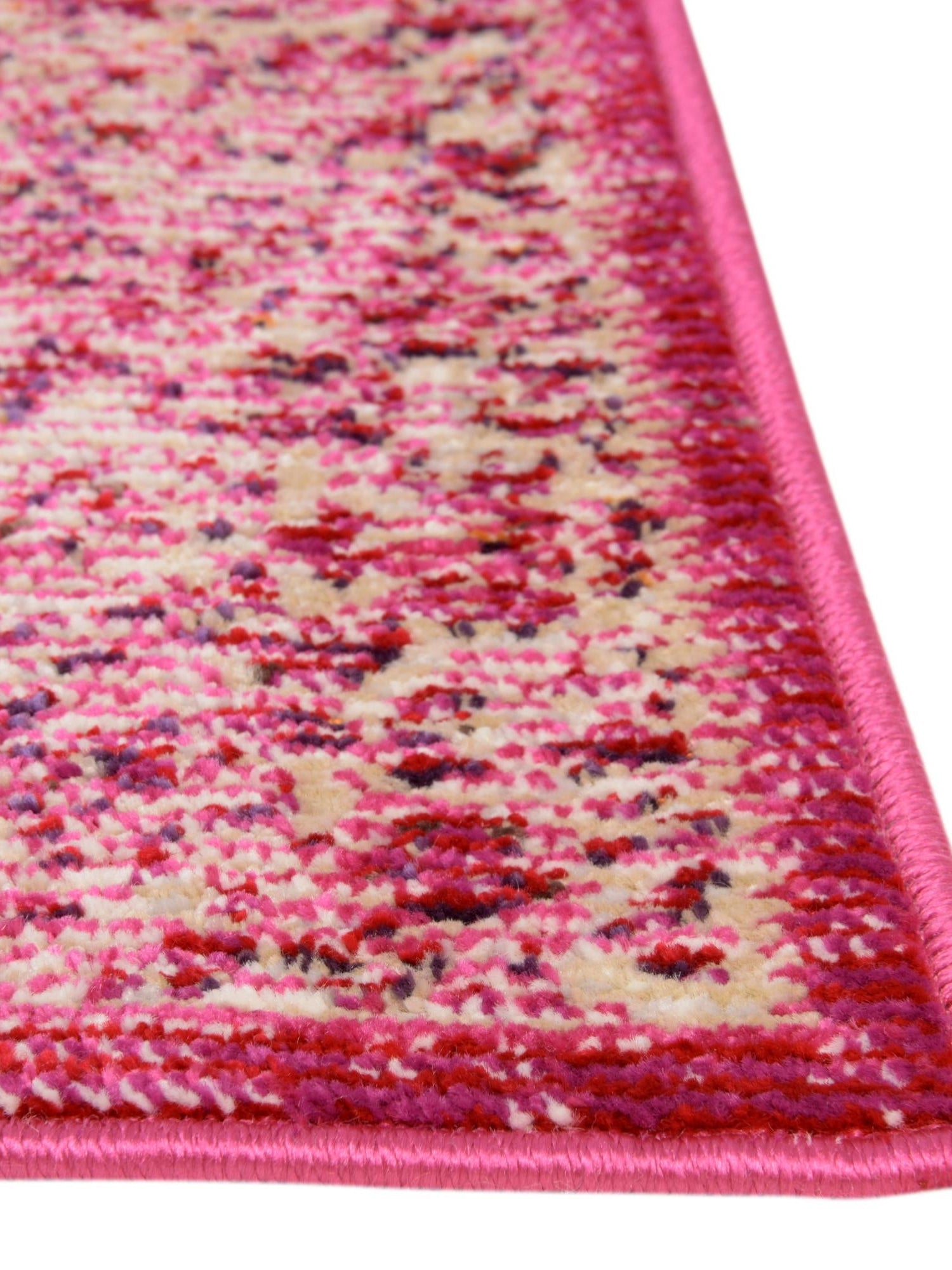 Pink 4' 1 x 6' 1 Charm Rectangle Area Rug 100% Polypropylene With Jute Backing Traditional Vintage Distressed Look Carpet for Living Rooms Dining Office Space for Sale at Rug Engine