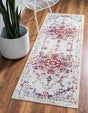 Beige 2' x 8' Charm Runner Area Rug 100% Polypropylene With Jute Backing Traditional Vintage Distressed Look Carpet for Living Rooms Dining Office Space for Sale at Rug Engine