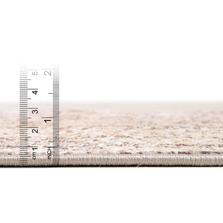 Light Gray 8' x 10' Charm Rectangle Area Rug 100% Polypropylene With Jute Backing Traditional Vintage Distressed Look Carpet for Living Rooms Dining Office Space for Sale at Rug Engine