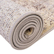 Light Gray 4' 1 x 6' 1 Charm Rectangle Area Rug 100% Polypropylene With Jute Backing Traditional Vintage Distressed Look Carpet for Living Rooms Dining Office Space for Sale at Rug Engine